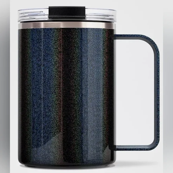 Lululemon Athletica Insulated Mug 12oz Iridescent Black 12oz, New. - Picture 2 of 4